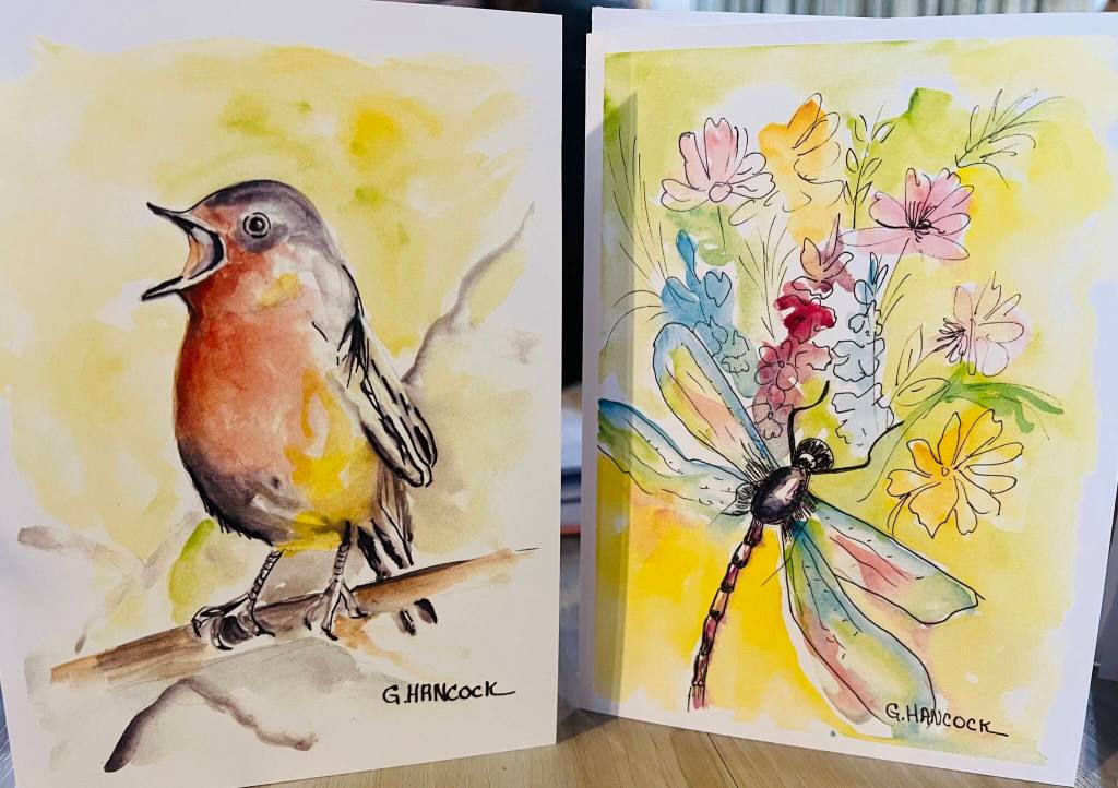 Photo courtesy of Gloria Hancock / Check out artwork by Gloria Hanock at Cedarbrook Lavender Gift Shop, 120 W. Washington St., during the First Friday Art Walk on April 7.