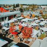 Photo courtesy of SFAM / The Sequim Civic Center Plaza is home each spring, summer and early fall to the Sequim Farmers & Artisans Market.