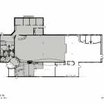 Graphic courtesy of North Olympic Library System / The gray area represents the existing 6,200-square-foot Sequim Library while the white part adds about 3,500 square feet in new space.