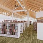 Graphic courtesy of North Olympic Library System / One of the many proposed changes for the renovated and expanded Sequim Library include centering the media collection and making shelves about 4 feet tall for visibility. Library leaders plan to go to bid on the project this fall.