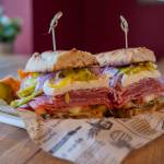Chef Ted Walker says the customer favorite at The Goat and the Radish is the Italian Hero: capicola, salami, prosciutto, mozzarella, lettuce, tomato, pepperoncinis and red onion with oil and vinegar on an Italian roll.