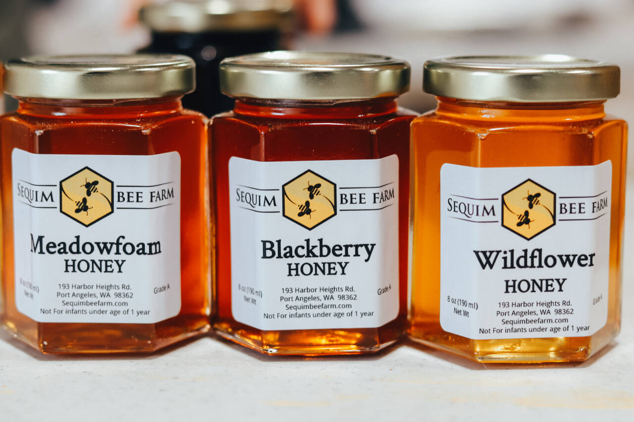 Photo courtesy of Sequim Farmers & Artisans Market / Check out Sequim Bee Farms award-winning honey, available on Saturdays at the Sequim Farmers & Artisans Market through late October.