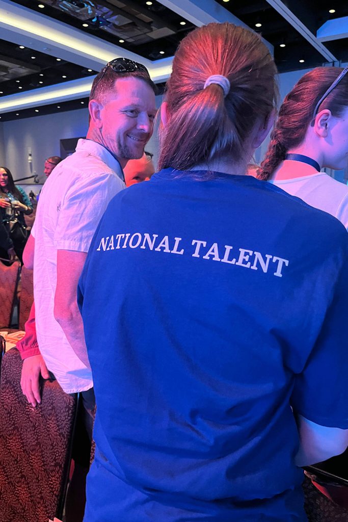 Photo courtesy Mary Budke/ Theres no hyperbole with Pearle Petersons shirt as she is a National Youth Talent Performer for the Boys & Girls Clubs of America. She performed at the agencys national conference and will do so a few more times this summer at regional events.