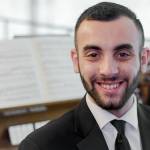 Manuel Piazza at the Pipe Organ