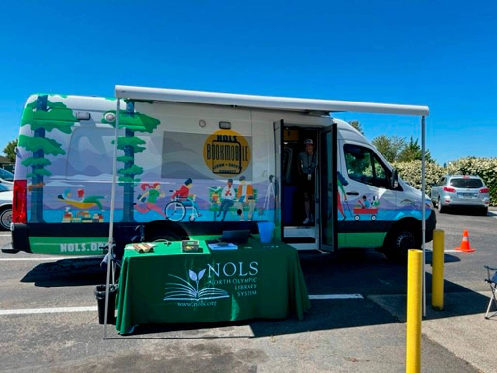 Photo courtesy of NOLS/ A schedule for the NOLS Bookmobile will be posted in September at nols.org/bookmobile. Staff say itll tentatively be two days a week each on both sides of Clallam County.