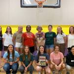 Photo courtesy of Melinda Lehman Dewey 
Pictured are (back row, from left) Libby Turella, Taylor Heyting, Jolene Vaara, Jelissa Julmist, Melinda Lehman Dewey, Dani Herman, Hailey Wagner and Sammie Bacon, with (front row, from left) Mikki Green, Taryn Johnson, Hannah Bates, Kaitlyn Bloomenrader and Bobbie Mixon.