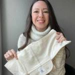 Photos courtesy of Jennifer Stelmakh
Former Sequim resident Jennifer Stelmakh has developed the CozeeCoo, a wearable blanket that helps babies dealing with medical issues.