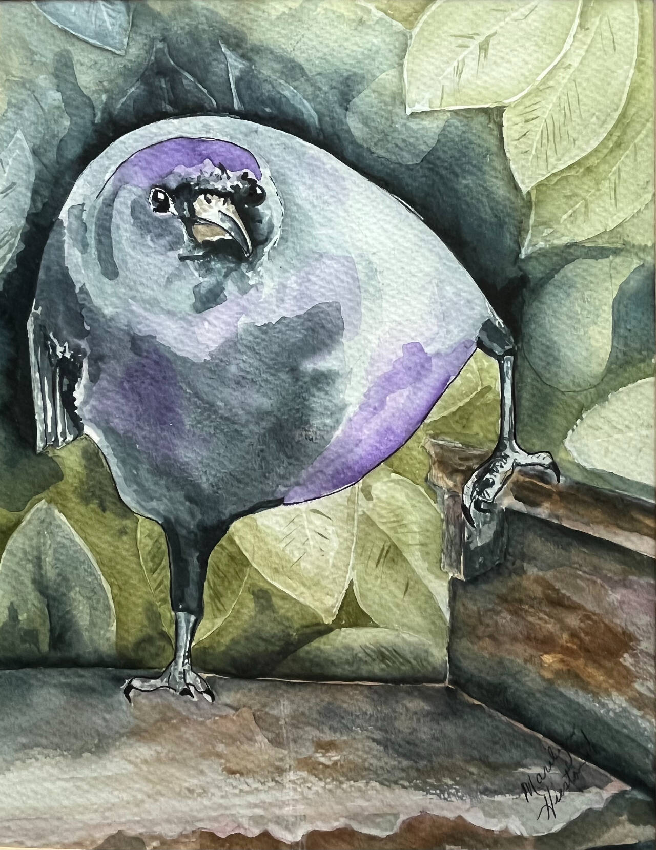 Artwork courtesy of Blue Whole Gallery / You Dont Say by Marilyn Hiestand, a featured artist at the Blue Whole Gallerys Creativity Comes in Many Forms exhibit in July.