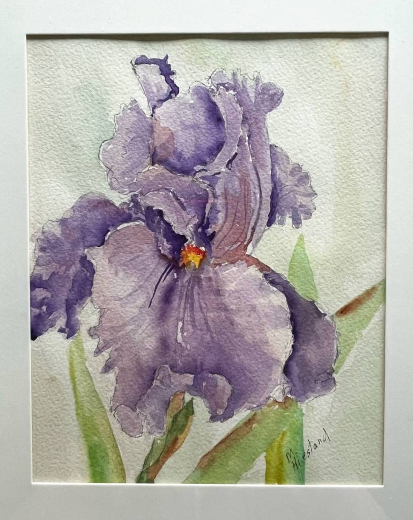 Artwork courtesy of Blue Whole Gallery / Purple Delight by Marilyn Hiestand, a featured artist at the Blue Whole Gallerys Creativity Comes in Many Forms exhibit in July.
