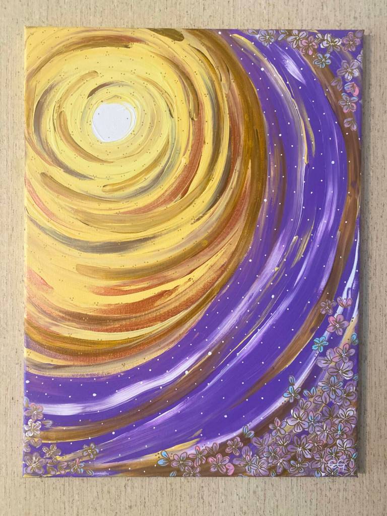 Artwork courtesy of First Friday Art Walk / Artwork by Emma Gockerell, the featured artist at Locally Known Cowork during the First Friday Art Walk on July 7.