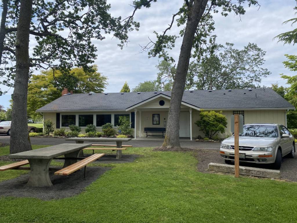 Sequim Gazette photo by Megan Rogers / The original Pioneer Memorial Park clubhouse was an old mill house. After many renovations, none of the original mill house stands.