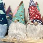 Sequim Gazette photo by Matthew Nash/ Lavender-filled gnomes are hand-sewn by Gnomelicious Lavender Farm co-owner Ashley Reddicks and filled with the farms lavender and organic wheat. Shes made about 500 gnomes in the last two years, she said.