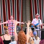 Sequim Gazette photo by Michael Dashiell / Peninsula favorite Black Diamond Junction keeps the crowd hopping at the Sequim Independence Day party on July 4 at Carrie Blake Community Park.