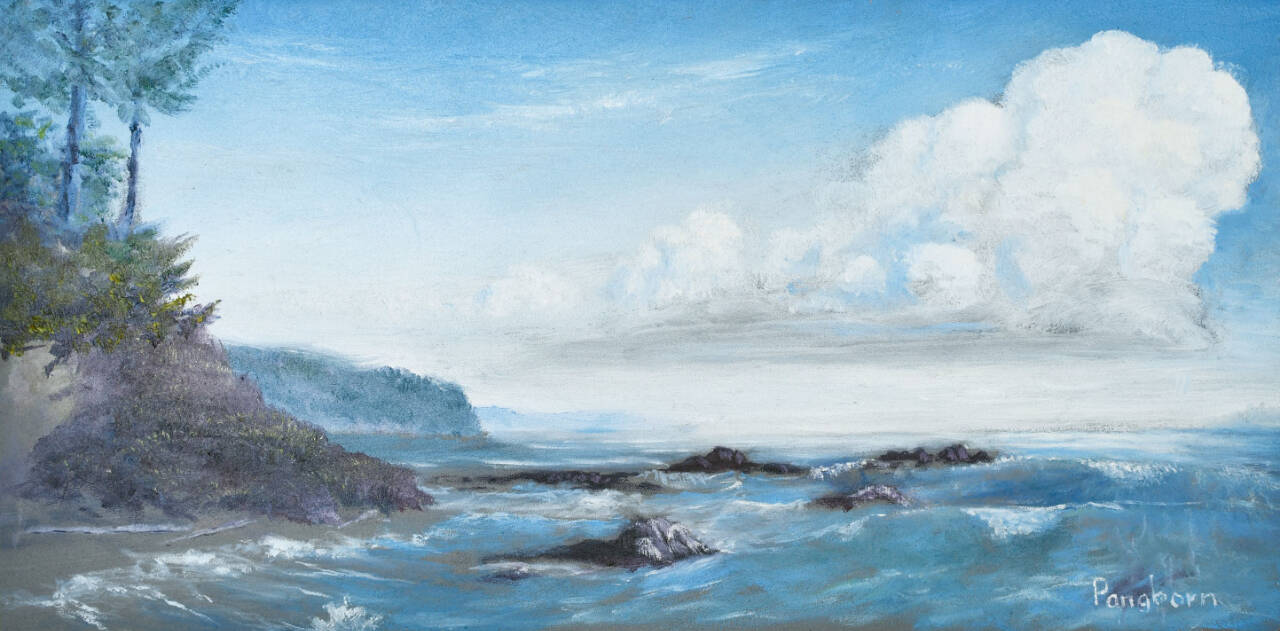 Art courtesy of Blue Whole Gallery / Salt Creek Memories by Doc Pangborn, a featured artist at the Blue Whole Gallery in August.