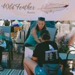 Photo courtesy of Sequim Farmers & Artisans Market/SFAM / Patience Edwards prepares to apply a henna tattoo to a customer at the Wild Feather Henna booth. Henna tattoos take about 20-25 minutes to dry.