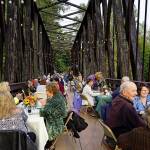 Photo courtesy of Dungeness River Nature Center / "Dine on the Dungeness," set this year for Friday, July 28, will close the bridge and its portion of the Olympic Discovery Trail for four hours (5-9 p.m.).