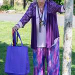 Sequim Gazette photo by Emily Matthiessen
Judy Geske of Sequim said, Im having one of the best days of 83 years, at the Lavender in the Park (Street Fair) on Friday. Geske said she almost died recently, and Im so grateful for each and every day.