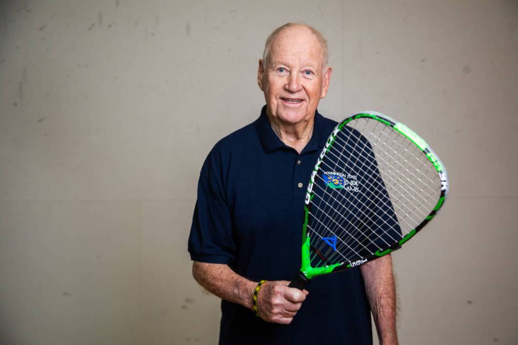 Photo by Andrew Rush/AP Images for Humana Inc.
Gerald Rettela, 88, a Port Angeles native, was one of 28 athletes selected for national recognition as a Humana Game Changer, which celebrates athletes commitment to healthy aging and their encouragement, motivation and inspiration to people of all ages to get active.