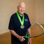 Photo by Andrew Rush/AP Images for Humana Inc. / Racquetball player Gerald Rettela, 88, practices for his competitions at the 2023 National Senior Games on July 13 in Pittsburgh. Rettela, a Port Angeles native, was one of 28 athletes selected for national recognition as a Humana Game Changer, which celebrates athletes commitment to healthy aging and their encouragement, motivation and inspiration to people of all ages to get active. Not only does Rettela serve on the racquetball court, but he also served in the U.S. Army during the Korean War, and even after his time in the military ended, he didnt stop serving others. Each month for the last 14 years, Rettela has purchased hundreds of hot dogs and delivered them three hours from his hometown to the USO for troops leaving the United States from the Seattle-Tacoma International Airport.