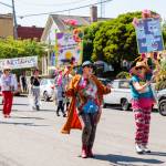 Photo by Parade Deja View Photography / The Port Townsend community enjoys a parade at the Uptown Street Fair.