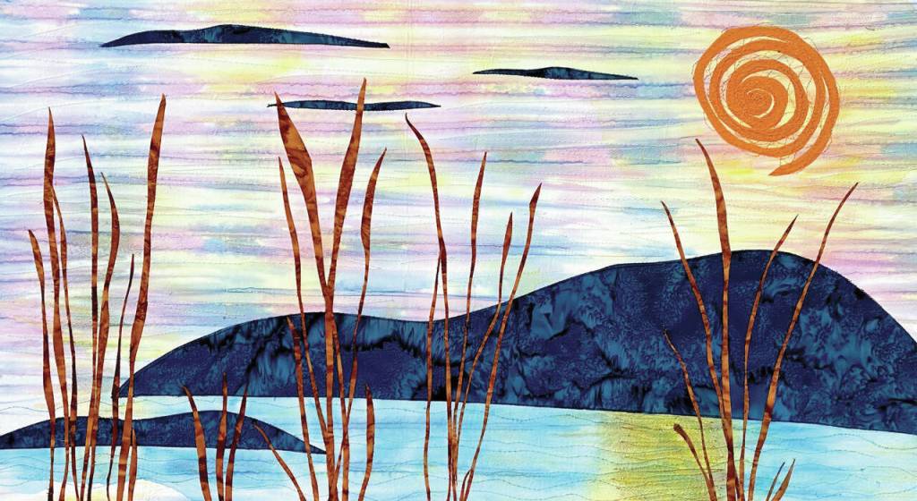 Artwork courtesy of Anne Davies / View artwork from the Peninsula Art Quilters, such as this piece by Anne Davies, in the Judith McInnes Tozzer Art Gallery at Sequim Museum & Arts during the First Friday Art Walk on Aug. 4.