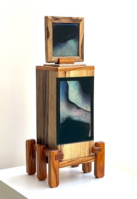 Photo by Pat McCollum / Mixed media artist Mike McCollum will have a reception for his show at Dandelion Botanical Company of Aug. 4 from 4-6 p.m.