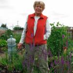 Photo courtesy Clallam County Master Gardeners
A Celebration of Life for Pam Larsen, co-founder of the Community Organic Garden of Sequim, is set for Saturday in the garden at 3 p.m. She helped start the Fir Street garden in 2008.