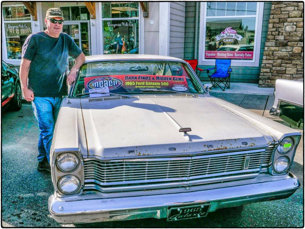 Photo by Bob Lampert / Andre Baritelles family owned 1965 Ford Galaxie, with 88,5524 original miles, who was sold in 2002 and bought back during the Covid-19 pandemic after it was located in Wisconsin.