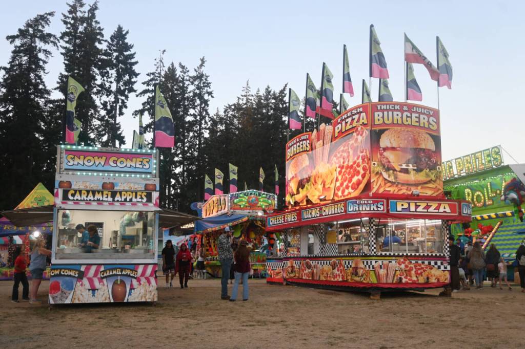 Sequim Gazette photo by Michael Dashiell / Attendees of the Clallam County Fair have plenty of food and entertainment options.
