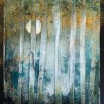Artwork courtesy of Jeannine Chappell
Rise Like a Moon by Jeannine Chappell, a featured artist at the Blue Whole Gallerys These Artists Do It All! exhibit in September.
