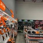 Sequim Gazette photo by Matthew Nash/ Stihl, Milwaukee, Ego, DeWalt, and Craftsman are some of the main power tool brands at Sequim Ace Hardware.