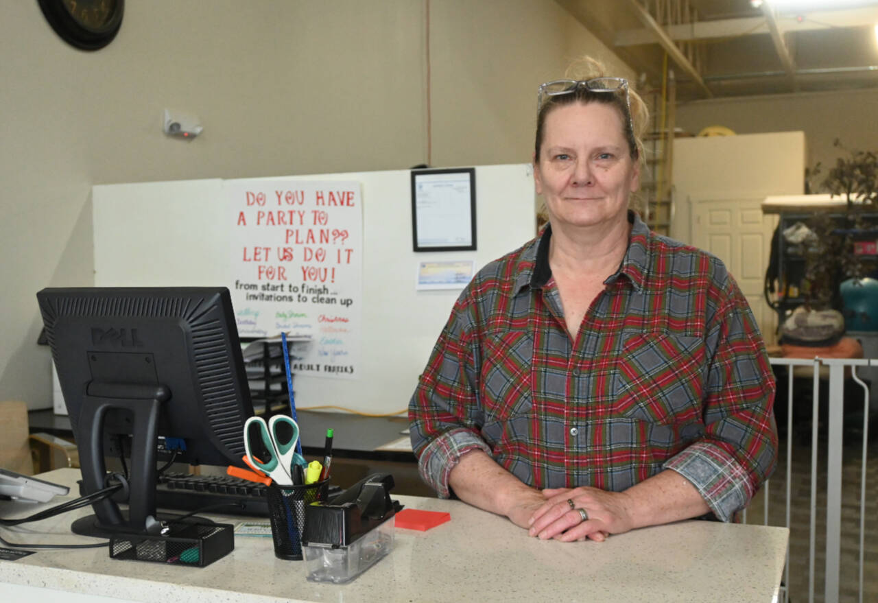 Sequim Gazette photo by Michael Dashiell / Kelly Bushnell recently opened The Ship Print Store at 755 W. Washington St.