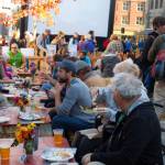 Photo by Mark Saran/PTFF / Attendees of the 2022 Port Townsend Film Festival enjoy dinner on Taylor Street. This year's five-day festival is set for Sept. 21-25.