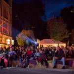 Photo by Mark Saran/PTFF / Attendees of the 2022 Port Townsend Film Festival enjoy an Outdoor Movie series selection.