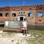Photo courtesy of Garland Frankfurth / 
Sequim resident Garland Frankfurth enjoys walking around and learning the history of Fort Jefferson at Dry Tortugas National park in Florida.