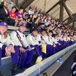 Photo courtesy of George Rodes / Sequim High School band members enjoy Husky Band Day on Sept. 9 in Seattle.