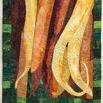 Artwork by Liisa Fagerlund / Artwork by Liisa Fagerlund, a participant in the Spinning Sewn Stories – Promulgate, Piece, & Ply exhibit hosted by the North Olympic Fiber Arts Festival.
