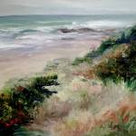 Artwork by Linda Tilley
To Sea by Linda Tilley, guest artist at the A. Milligan Art Studio and Gallery during First Friday Art Walk in October.
