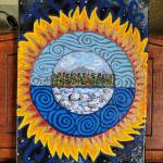 Artwork by Tami Wall / The Circle of Pancha Maha Bhoota by Tami Wall, a featured artist at the City Arts Advisory Commissions Elemental; Fire, Water, Wood, Earth, Metal, Air exhibit.