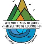 Graphic courtesy Sequim Irrigation Festival/ Sherry Scharschmidt designed the Sequim Irrigation Festivals logo for its 129th year with the tagline: 2024 Mountains to shore whatever youre looking for.
