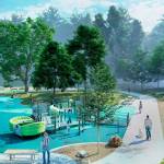 Photo courtesy City of Sequim
Voters in a city-wide survey about playground parks redesigns chose Kaleidoscope for Carrie Blake Community Park by a slim margin. It would offer a range of experiences with outdoor musical instruments and play structure rocks to climb.