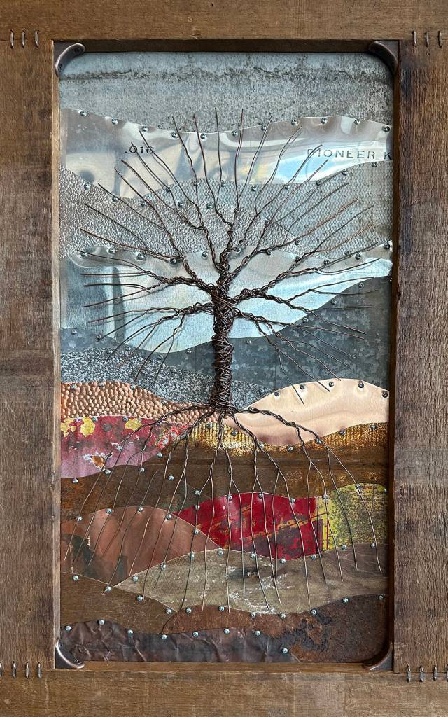 Artwork courtesy of Christopher Allen
Elemental by Christopher Allen, whose work is featured in the upcoming Elemental; Fire, Water, Wood, Earth, Metal, Air exhibit hosted by Sequims City Arts Advisory Commission.