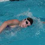 Photos by Eric Ellefson
Sequims Annie Ellefson competes at the West Central District 3 meet on Nov. 4. Ellefson placed fifth in the 100 breaststroke and seventh in the 200 free at districts.