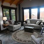 Sequim Gazette photo by Michael Dashiell / A look inside Captain Joseph House, a bed-and-breakfast turned respite home in Port Angeles for Gold Star families. This sunroom faces north and is particularly breathtaking when it snows, said Betsy Reed Schultz, founder of Captain Joseph House.