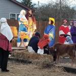 Photo courtesy Jerry Luengen
Carlsborg Family Church, 481 Carlsborg Road, brings back its annual Living Nativity, seen here in 2022, for hourly tours starting at 4 p.m. Friday-Sunday, Dec. 1-3.