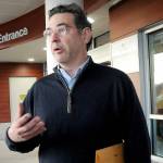 Photo by Keith Thorpe/Olympic Peninsula News Group
Jonathan Blum, principal deputy administrator and chief operating officer at the Centers for Medicare & Medicaid Services, speaks about the financial difficulties facing rural hospitals during a visit to Olympic Medical Center in Port Angeles.