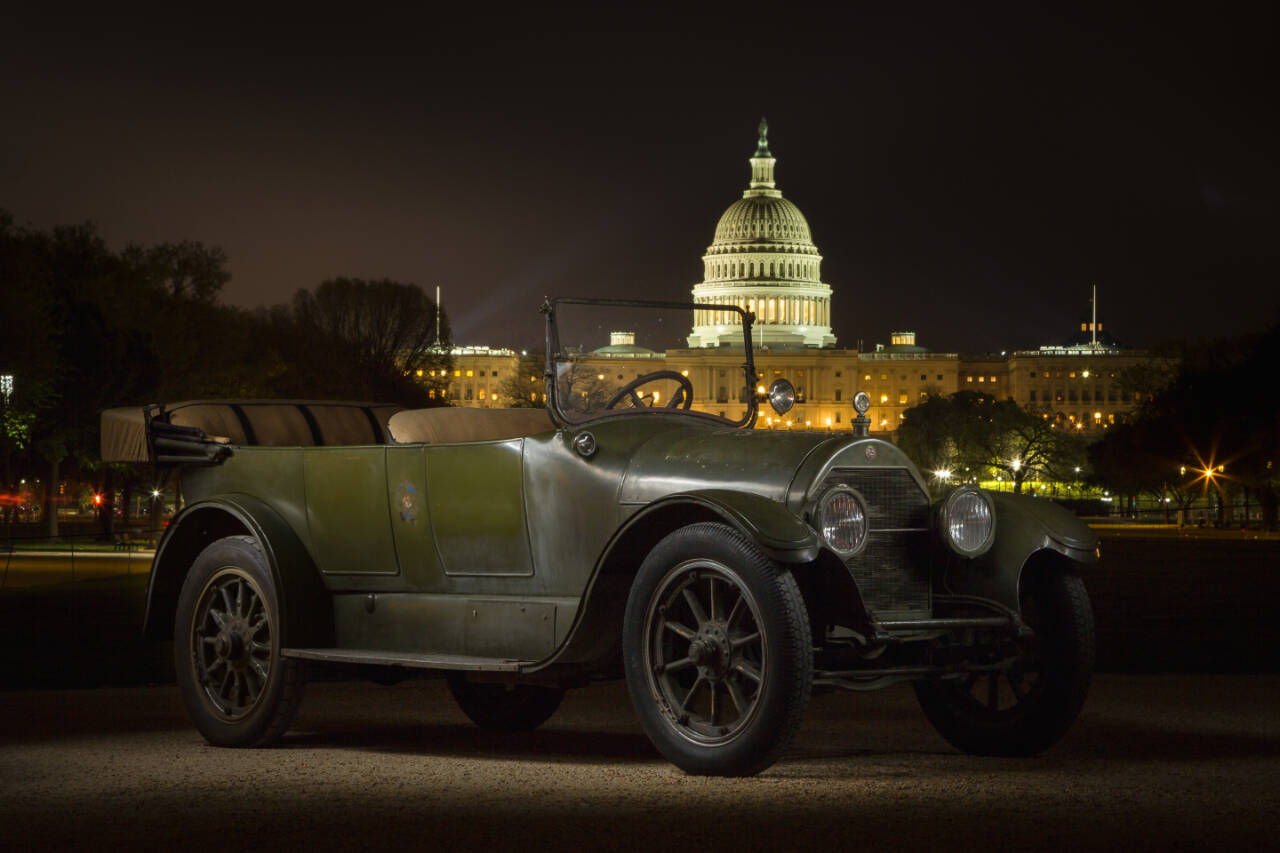 Photo courtesy of Hagerty Drivers Foundation / Marc Lassens 1918 Cadillac may be the only complete and largely unrestored Word War I military Cadillac that recorded military service in World War I.