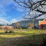 Sequim Gazette photo by Matthew Nash
City of Sequim staff budgeted $400,000 to create a parking lot and EV charging stations next to the Sequim Civic Center at now razed residences formerly known for various criminal activities.