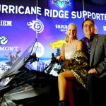 Photo by Greg Birch
Captain Crystal Stout and Greg Bondy pose on a snowmobile at the 2023 Winterfest event on Nov. 18. The vehicle was purchased through funds raised at Winterfest 2022.