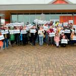 Sequim Gazette photo by Matthew Nash
About 50 people gather on Dec. 9 to hear Eric Pickens announcement of his run to become the 24th Legislative District state representative in 2024.